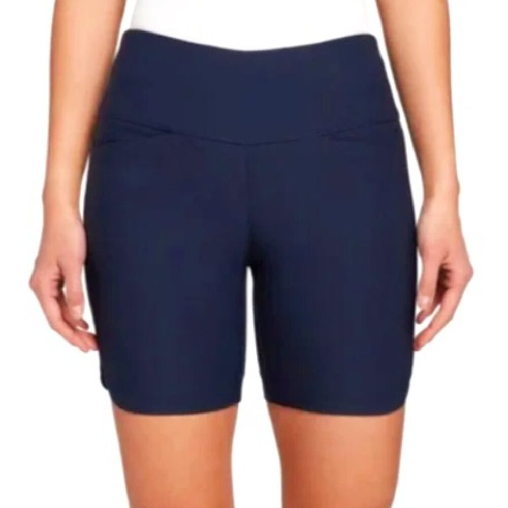 Lady Hagen Women's Golf Shorts XS Navy | Form Fitting/ Tummy Control